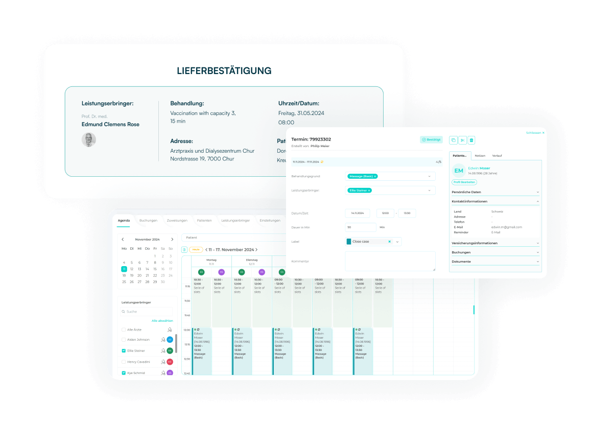 Echtzeit-Synchronisation des Online Termins
